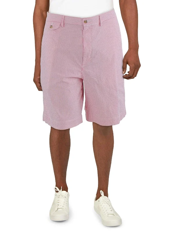 Mens Striped Casual Casual Shorts