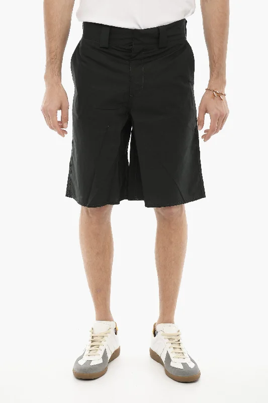 SUNNEI Solid Color JUMP Shorts with Belt Loops