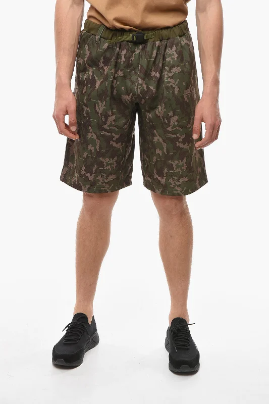 White Mountaineering Safety Buckle Camouflage Shorts